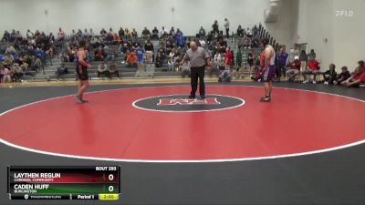 285 lbs Round 3 - Caden Huff, Burlington vs Laythen Reglin, Cardinal Community