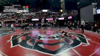 Champ. Round 1 - Josh Lambertson, Lincoln County (Eureka) vs Reese Lecoe, Baker