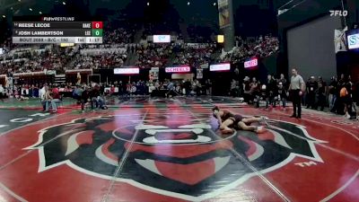 Champ. Round 1 - Josh Lambertson, Lincoln County (Eureka) vs Reese Lecoe, Baker