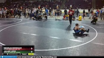 92-95 lbs Round 4 - Archer Lopez, Black Fox Wrestling Academy vs Nicholas Dominguez, Victory Wrestling Club - VTC