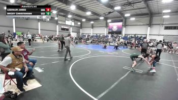 102 lbs Consi Of 8 #2 - LeShaun James, Ganado WC vs Brody Christensen, Basha