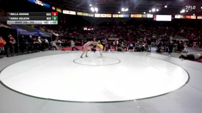 125 lbs Quarterfinal - Kiera DeLeon, Meridian vs Bella Eddins, Grace