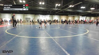 67 lbs Rr Rnd 2 - Grace Kerr, Roundtree Wrestling Academy vs Mia Kerr, Roundtree Wrestling Academy