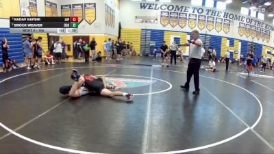 165 lbs Semifinal - Nadav Nafshi, LHP vs Brock Weaver, Camden County Outsiders