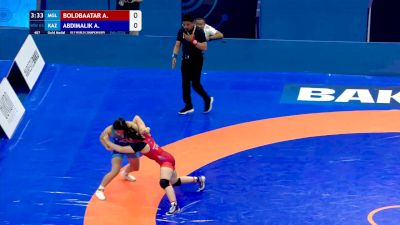 65 kg Final 1-2 - Ariunzul Boldbaatar, Mongolia vs Aisha Abdimalik, Kazakhstan