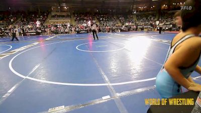 70 lbs Consi Of 16 #2 - Derreck Flud, Hilldale Youth Wrestling Club vs Isaiah Mansour, Granite Wrestling Club