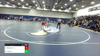 125 lbs Consi Of 8 #1 - Collin Bensley, Roger Williams vs Robby Lyons, Norwich