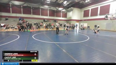 100 lbs Quarterfinal - Castle Lake, Bountiful Wrestling Club vs Andrew Laws, Riverton Wolf Pack Wrestling