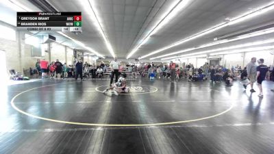 66 lbs Consi Of 8 #2 - Greyson Brant, Avoca vs Branden Rios, Waymart
