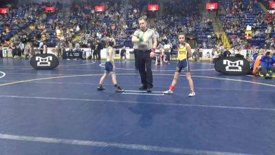 56 lbs Round Of 16 - Evie Morgante, Norwin vs Lilah Berger, Blue Mountain