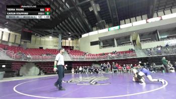 145 lbs Round 4 (6 Team) - Tierra Young, Manhattan HS vs Caitlin Stafford, Wood River