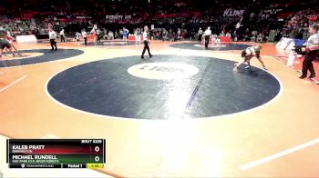 3A 106 lbs Cons. Round 2 - Michael Rundell, Oak Park (O.P.-River Forest) vs Kaleb Pratt, Barrington