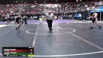 132 lbs Champ. Round 2 - Tyson Nunley, Newport vs Harley Uvalle, Chiawana