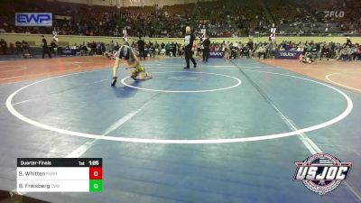 70 lbs Quarterfinal - Stetson Whitten, Panhandle RTC vs Bowen Freisberg, Caney Valley Wrestling