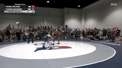 86 lbs Champ. Round 3 - Daniel Williams, Navy Wrestling Club vs Parker Keckeisen, Panther Wrestling Club RTC