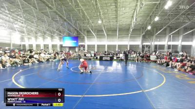 132 lbs Semis & 1st Wrestleback (8 Team) - Mason DesRochers, Washington vs Wyatt Fry, Pennsylvania