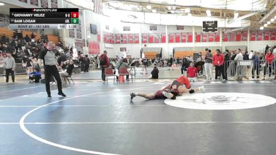 157 lbs Round Of 16 - Giovanny Velez, New Bedford vs Sam Logan, Arlington