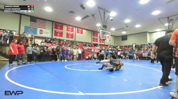 215 lbs Consi Of 16 #2 - Terrance Brown, McLain vs Hayden Thompson, Prague