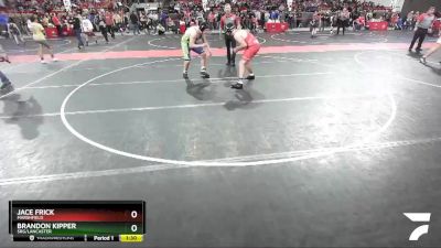 240 lbs Quarterfinal - Jace Frick, Marshfield vs Brandon Kipper, SRG/Lancaster