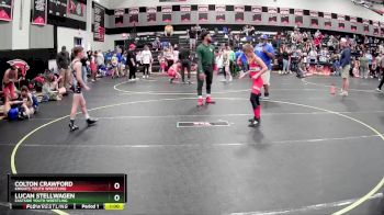 75 lbs Round 2 - Colton Crawford, Knights Youth Wrestling vs Lucan Stellwagen, Eastside Youth Wrestling