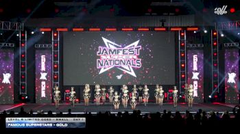 Famous Superstars - GOLD [2026 L6 Limited Coed - Small DAY 1] 2026 JAMfest Cheer Super Nationals