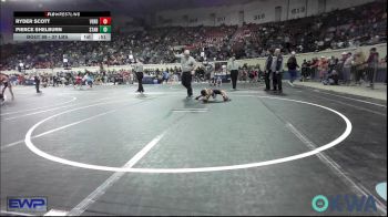 37 lbs Consolation - Ryder Scott, Verdigris Youth Wrestling vs Pierce Shelburn, Standfast