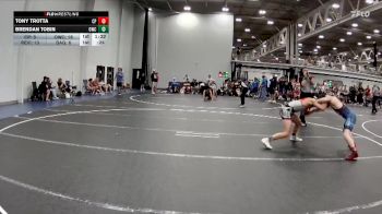 132 lbs Round 1 (4 Team) - Brendan Tobin, Outsiders WC vs Tony Trotta, Colonial Pride
