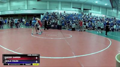 155 lbs Cons. Round 2 - Kascidy Garren, OH vs Cecilia Colon, IL