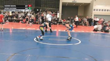 81 lbs Rr Rnd 3 - Hunter Gravel, Smitty's Barn Black - ESC vs Peter Capogna, Barn Brothers Wrestling Academy