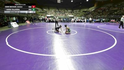 108 lbs Round Of 32 - John Michael Acala, Frontier vs Aiden Talavera, Reedley