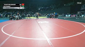 6A Boys 138 lbs Champ. Round 1 - Koa Duerst, South Eugene Boys vs Elliot Wullbrandt, Clackamas Boys