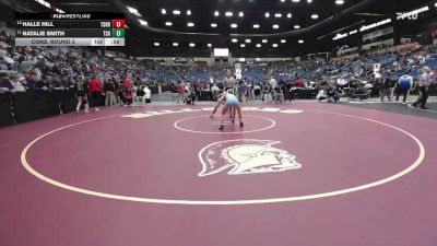 110 lbs Cons. Round 2 - Natalie Smith, Topeka-Seaman Hs vs Halle Hill, Tecumseh - Shawnee Heights HS