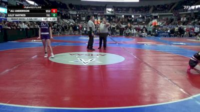 1-5A 107 Semifinal - Ali Anderson, Weaver vs Lilly Haynes, Tallassee