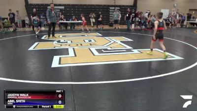 63 lbs Quarterfinal - Jaxsyn Walk, Immortal Athletics WC vs Abel Smith, Iowa