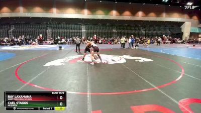 113 lbs Champ. Round 3 - Cael Staggs, Mcqueen vs Ray Laxamana, West Park High School
