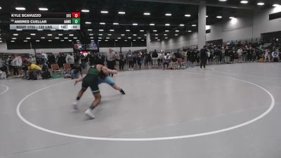 132 lbs Cons. Rd Of 32 - Kyle Scavuzzo, Seasons Freestyle Club vs Andres Cuellar, All American Wrestling Club