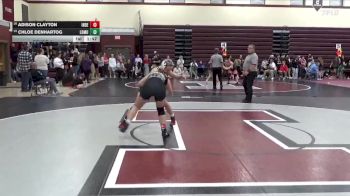 140 lbs Round 3 - Chloe Denhartog, Louisa-Muscatine vs Adison Clayton, Independence