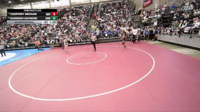 3A 145 lbs Quarterfinal - Courtney Mecham, Grantsville vs Karissah Haymore, Canyon View