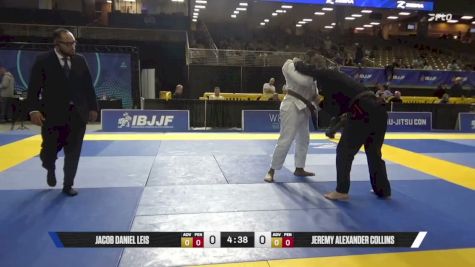 Jeremy Alexander Collins vs Jacob Daniel Leis 2026 Pan Jiu Jitsu IBJJF Championship