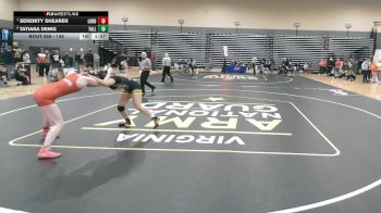 145 lbs Semifinal - Serenity Shearer, Lord Botetourt vs Tatiana Denig, Tallwood