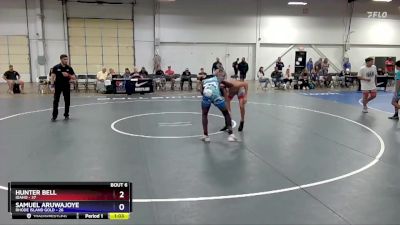 165 lbs Round 2 (6 Team) - Hunter Bell, Idaho vs Samuel Aruwajoye, Rhode Island Gold