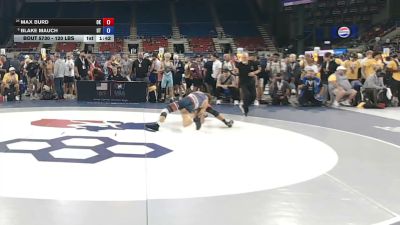 120 lbs Champ. Rd Of 32 - Max Burd, Oklahoma vs Blake Mauch, Utah