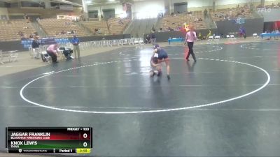 103 lbs 1st Place Match - Jaggar Franklin, Blackman Wrestling Club vs Knox Lewis, TNWA