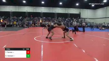 170 lbs Prelims - Tony Torres, NC vs Christian Hansen, NY