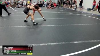 106 lbs Round 1 (8 Team) - Will Yordy, Gettysburg vs Braden Wivell, D3Primus