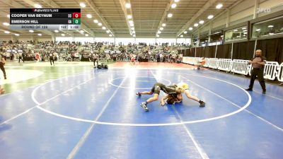 120 lbs Round Of 128 - Cooper Van Beynum, SC vs Emerson Hill, GA
