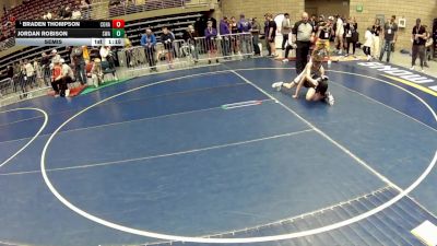 93 lbs Semis - Braden Thompson, Colorado Hammers vs Jordan Robison, Sanderson Wrestling Academy