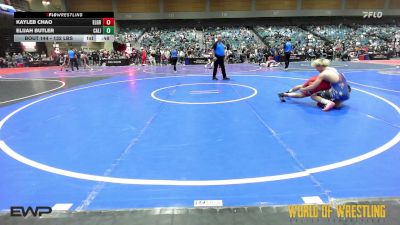132 lbs Consi Of 4 - Kayleb Chao, Elk Grove vs Elijah Butler, California Grapplers