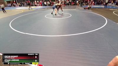 190 lbs Champ. Round 3 - Ethan Linehan, Carson vs Oscar Bosket, Pahrump Valley