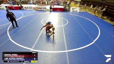 92 lbs Cons. Round 3 - Arto Khachatryan, Dethrone Wrestling Club vs Diego Gamez, California